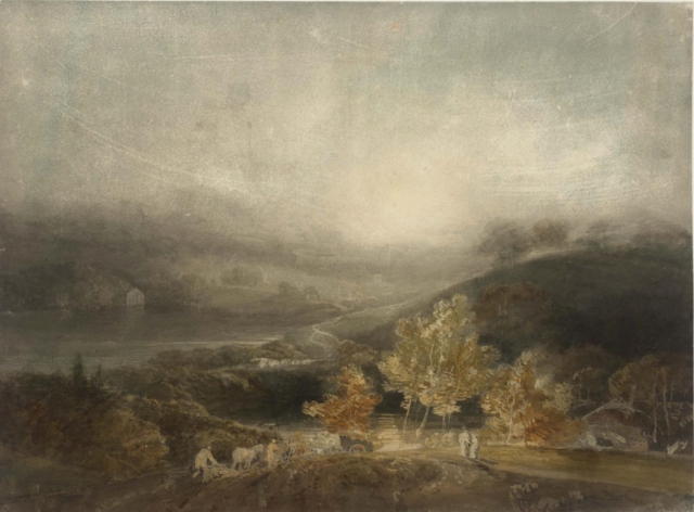Stourhead: View over the Lake - Joseph Mallord William Turner 1798